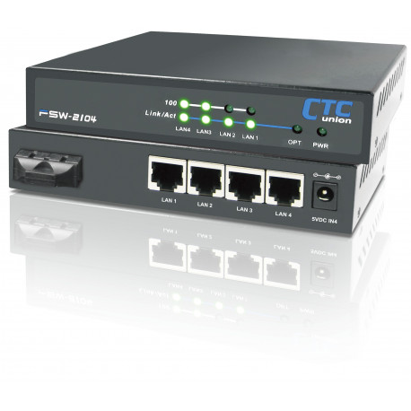 Un-gemanagte Fiber CPE Switche und Converter